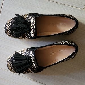 Toms platform espadrilles